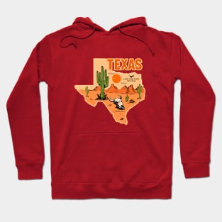 Texas and vintage Hoodie